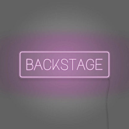Backstage Neon Behind The Scenes Glamour - Shineneon