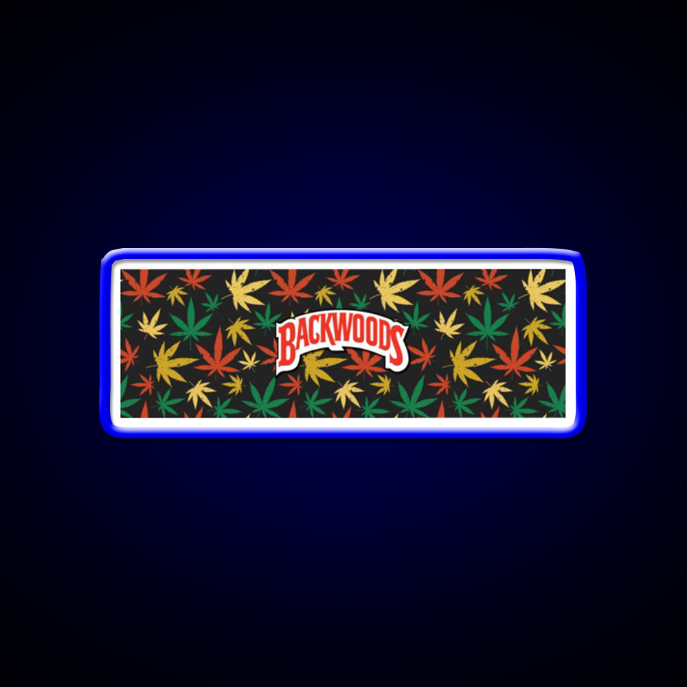 Backwoods Hemp Inspired Green Leaf Led Neon Sign Rgb Color - LED neon sign view 5