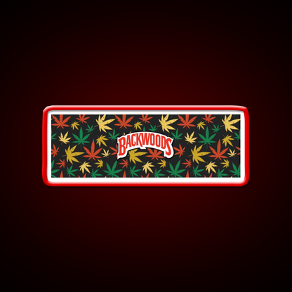Backwoods Hemp Inspired Green Leaf Led Neon Sign Rgb Color - LED neon sign view 10