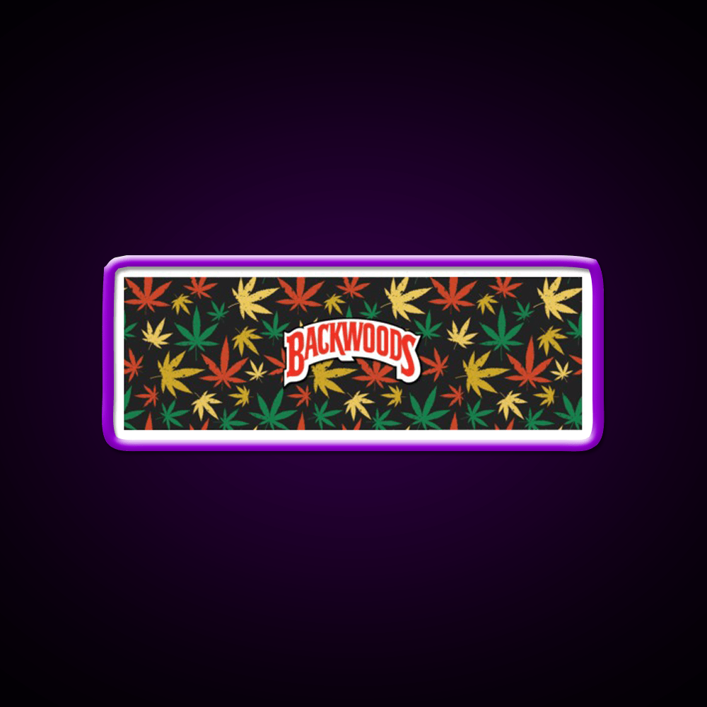 Backwoods Hemp Inspired Green Leaf Led Neon Sign Rgb Color - Shineneon