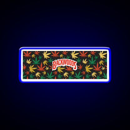 Backwoods Hemp Inspired Green Leaf Led Neon Sign Rgb Color - Shineneon