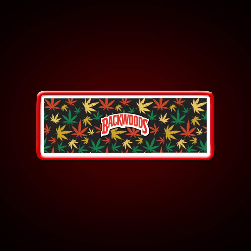 Backwoods Hemp Inspired Green Leaf Led Neon Sign Rgb Color - Shineneon