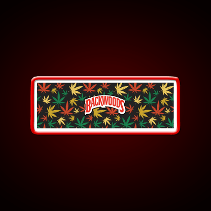 Backwoods Hemp Inspired Green Leaf Led Neon Sign Rgb Color - Shineneon