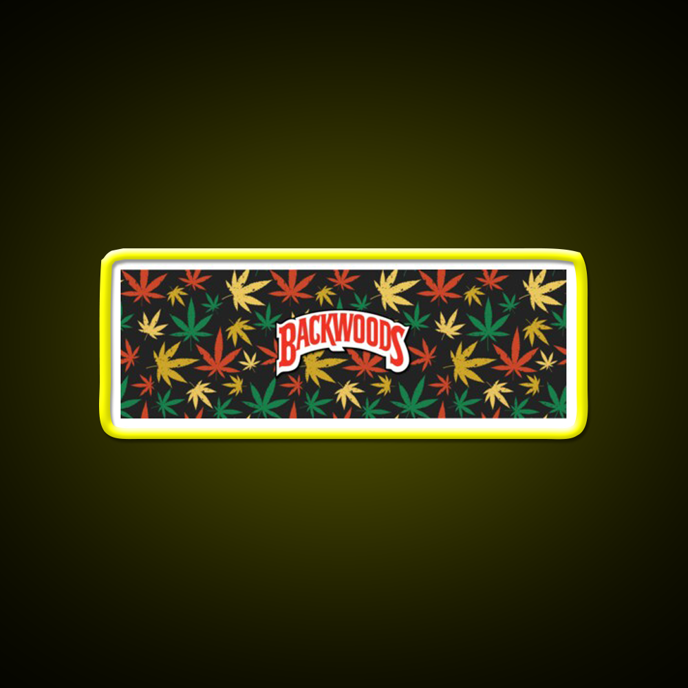 Backwoods Hemp Inspired Green Leaf Led Neon Sign Rgb Color - LED neon sign view 7