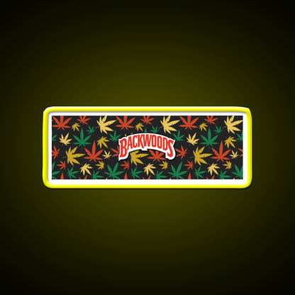 Backwoods Hemp Inspired Green Leaf Led Neon Sign Rgb Color - LED neon sign view 7