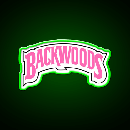 Backwoods Pink Hemp Inspired Green Leaf Led Neon Sign Rgb Color - Shineneon