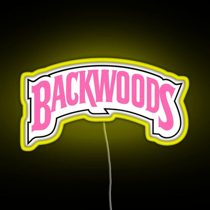 Backwoods Pink Rgb Led Neon Sign Pop Wall Art - Shineneon