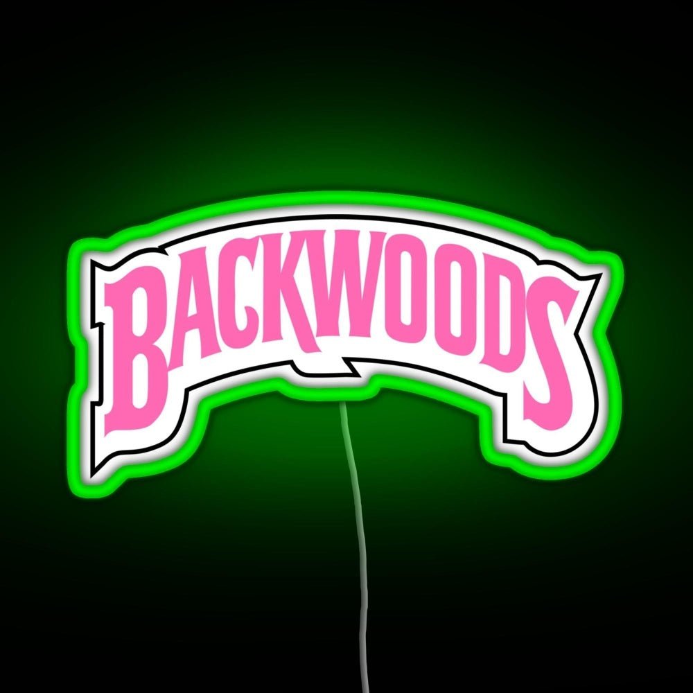 Backwoods Pink Rgb Led Neon Sign Pop Wall Art - Shineneon
