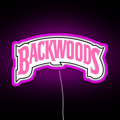 Backwoods Pink Rgb Led Neon Sign Pop Wall Art - Shineneon