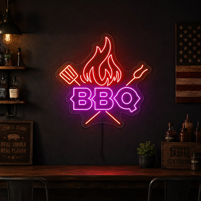 Backyard BBQ Neon Sign LED Neon Sign high-converting product image