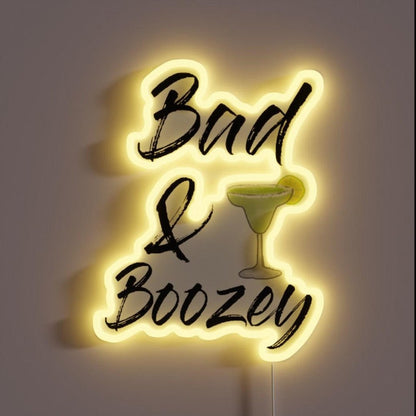 Bad And Boozey Rgb Led Neon Sign - Shineneon