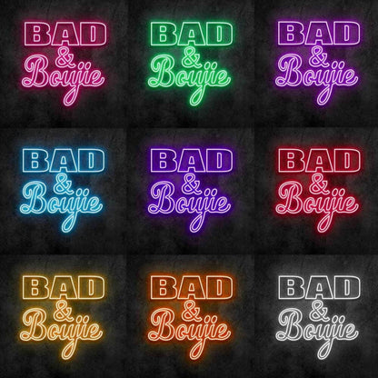 Bad And Boujie Led Neon Sign - Shineneon