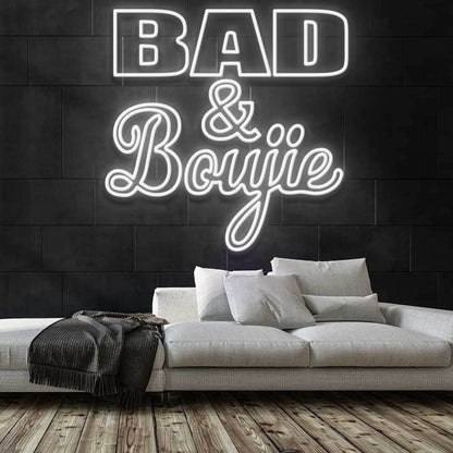 Bad And Boujie Led Neon Sign - Shineneon