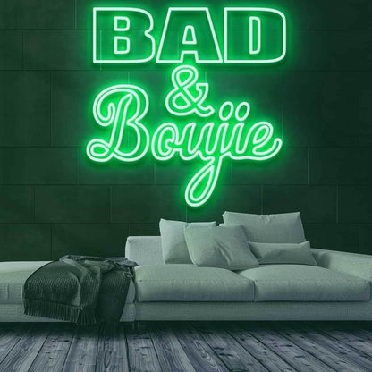 Bad And Boujie Led Neon Sign - Shineneon