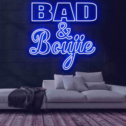 Bad And Boujie Led Neon Sign - Shineneon