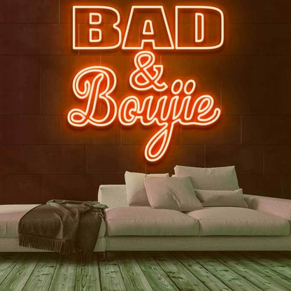 Bad And Boujie Led Neon Sign - Shineneon