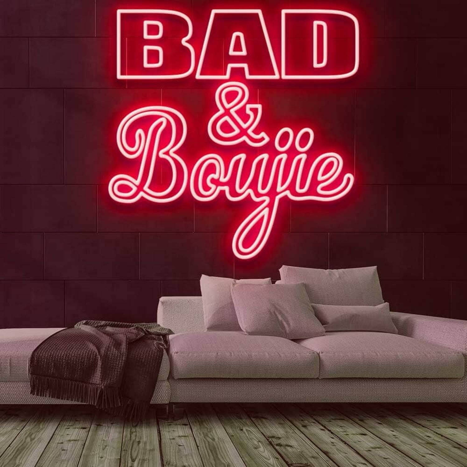 Bad And Boujie Led Neon Sign - Shineneon