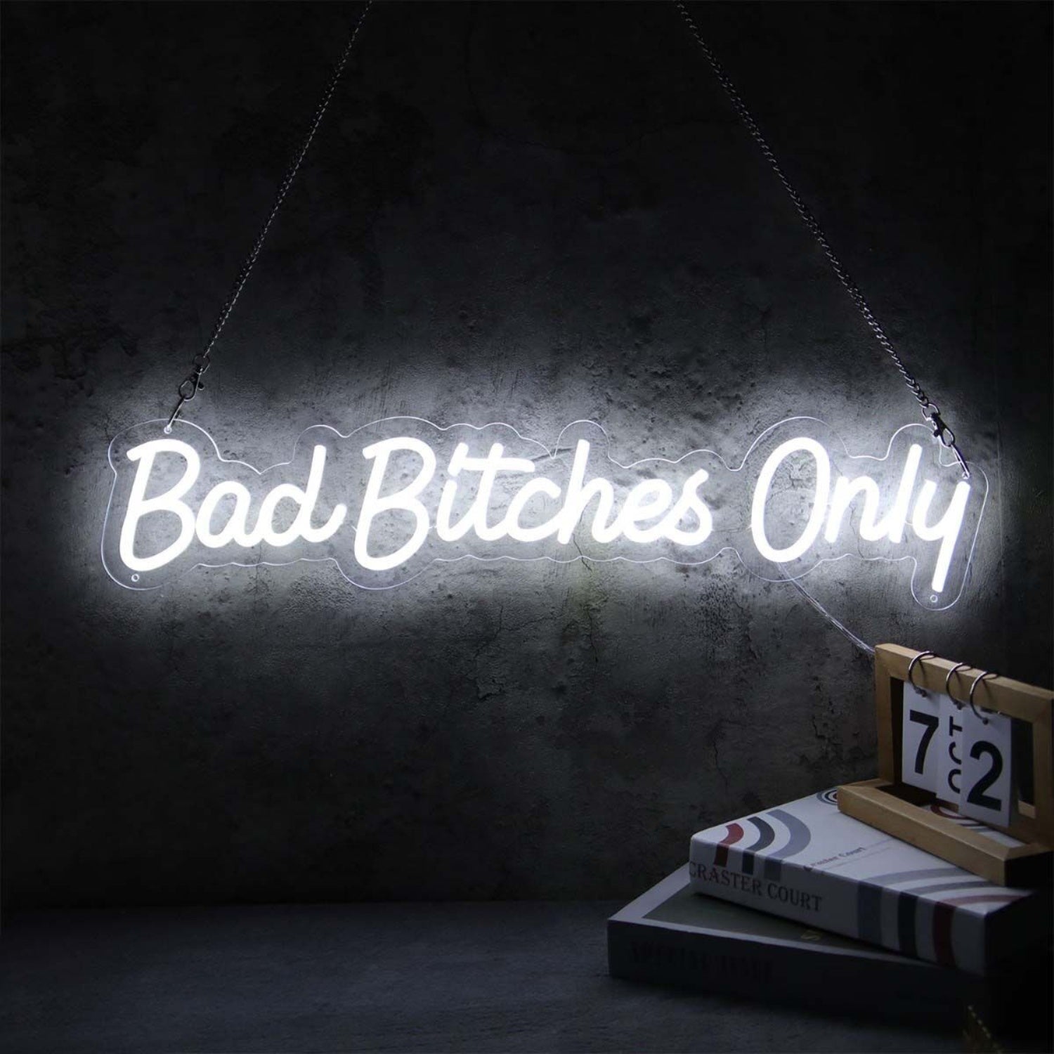 Bad Bitches Only White Neon Sign | Shineneon