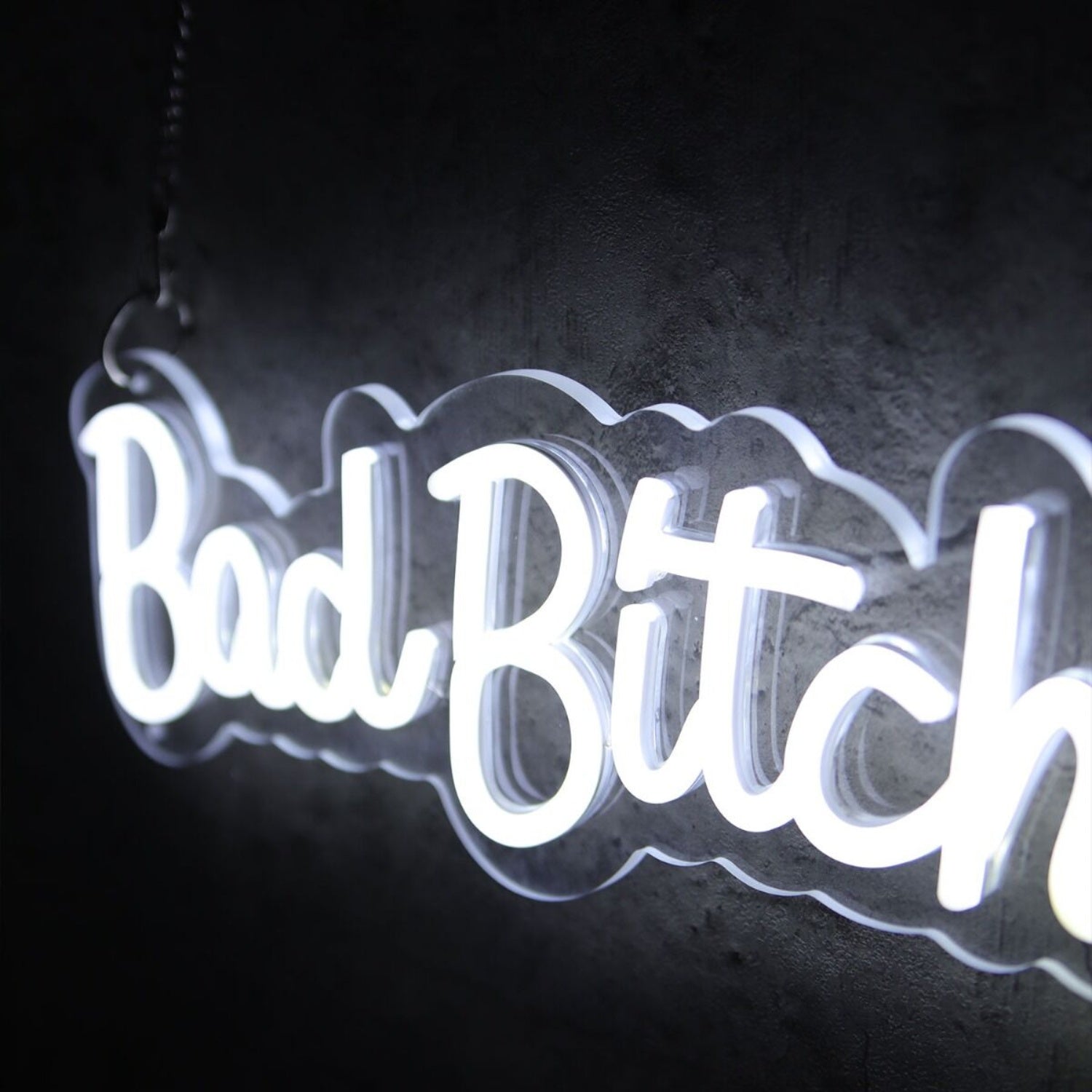 Bad Bitches Only White Neon Sign | Shineneon