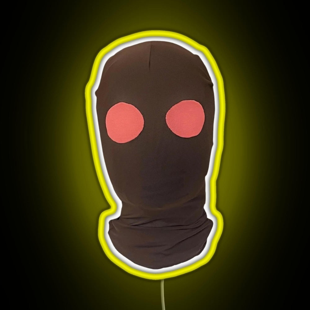 Bad Bunny Nadie Sabe Lo Que Va A Pasar Manana Rgb Neon Sign - Neon sign mounted on wall in room