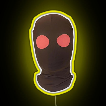 Bad Bunny Nadie Sabe Lo Que Va A Pasar Manana Rgb Neon Sign - Neon sign mounted on wall in room