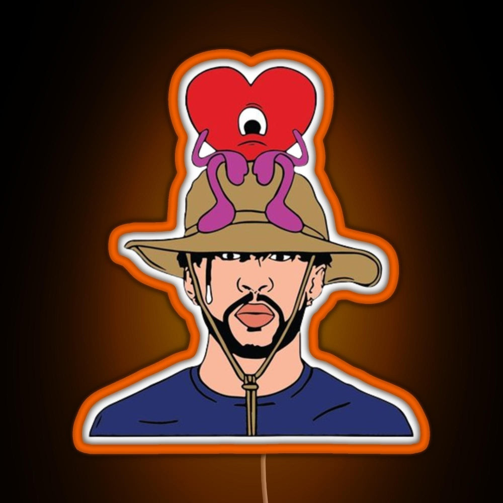 Bad Bunny Rgb Neon Sign