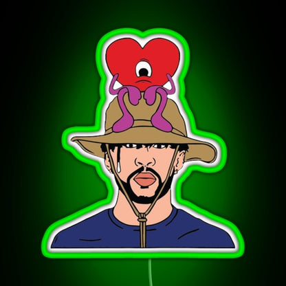 Bad Bunny Rgb Neon Sign