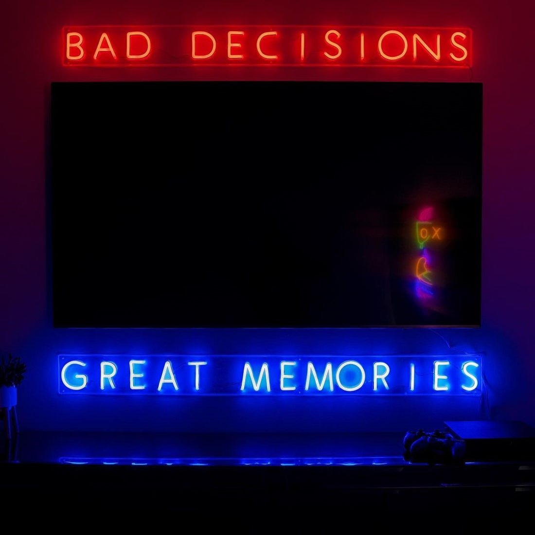 Bad Decisions Great Memories Led Sign Business Neon Sign - Shineneon