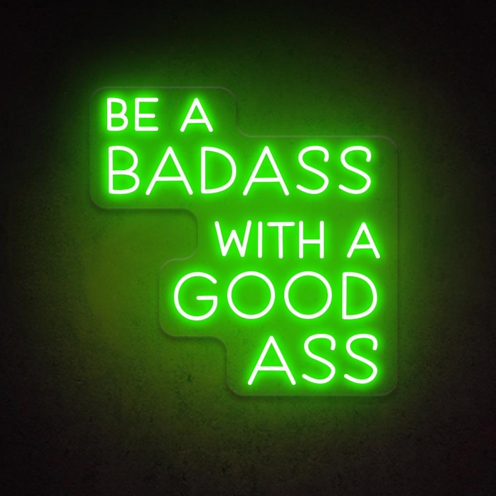 Badass Good Ass Bright Pink Led Neon Sign Home Decor | Shineneon