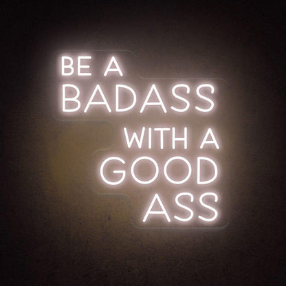 Badass Good Ass Bright Pink Led Neon Sign Home Decor | Shineneon