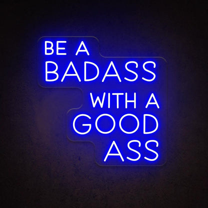 Badass Good Ass Bright Pink Led Neon Sign Home Decor | Shineneon