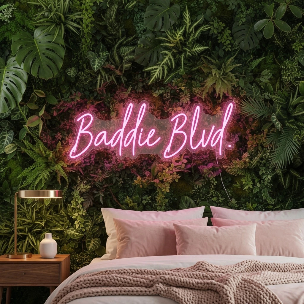 Baddie Blud LED Neon Sign - 02 High-Converting Product Image