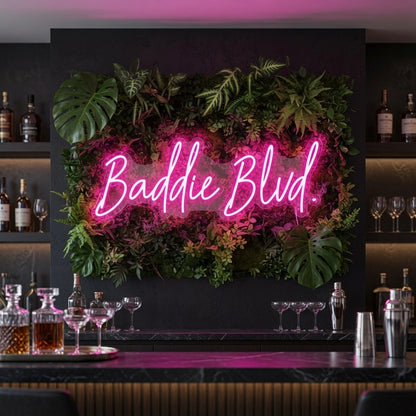 Baddie Blud LED Neon Sign Wall Neon Sign - 02 High-Converting Product Image