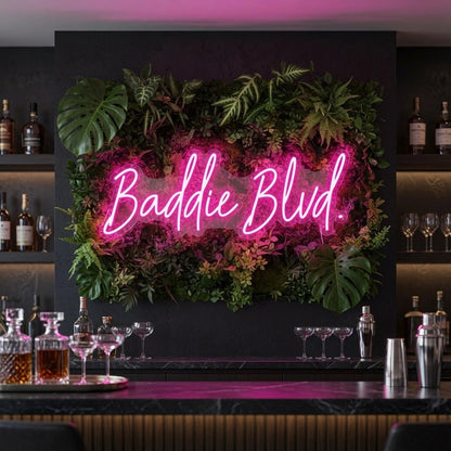 Baddie Blud LED Neon Sign Wall Neon Sign - Shineneon