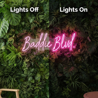 Baddie Blud LED Neon Sign Wall Neon Sign - Shineneon