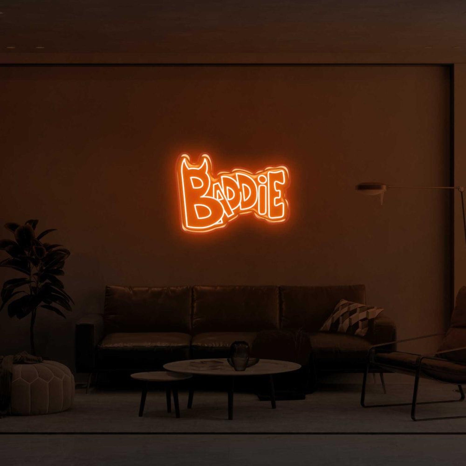 Baddie Devil Pink Led Neon Sign For Modern Home Decor | Shineneon