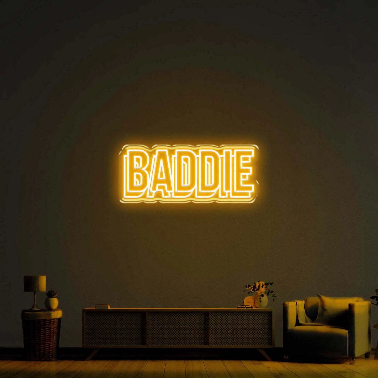 Baddie Double Led Neon Sign - Shineneon