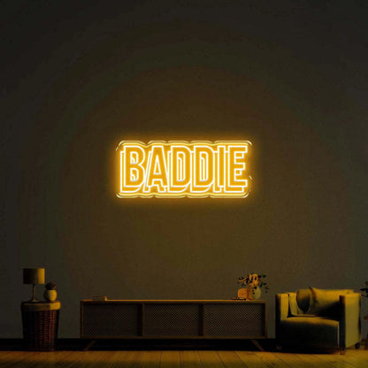 Baddie Double Led Neon Sign - Shineneon