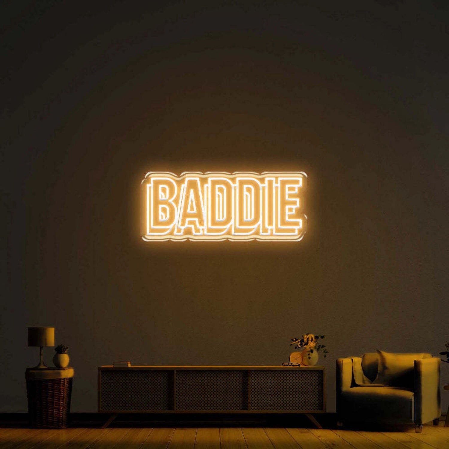 Baddie Double Led Neon Sign - Shineneon