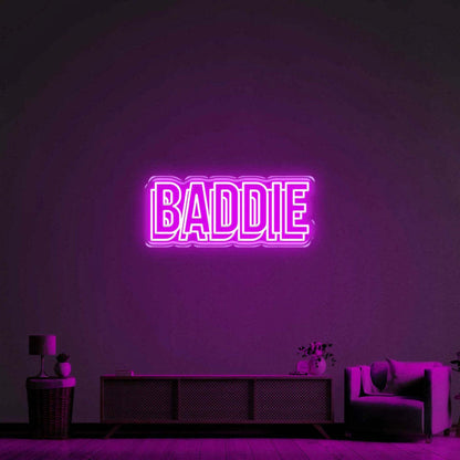 Baddie Double Led Neon Sign - Shineneon