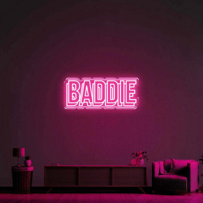 Baddie Double Led Neon Sign - Shineneon