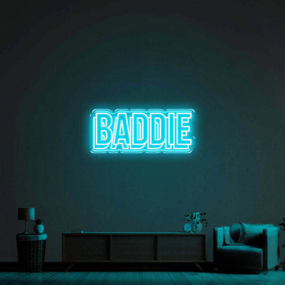 Baddie Double Led Neon Sign - Shineneon