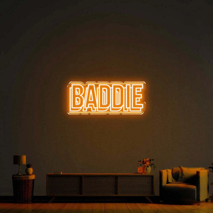 Baddie Double Led Neon Sign - Shineneon