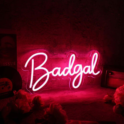 Badgal Red Led Neon Sign - Shineneon