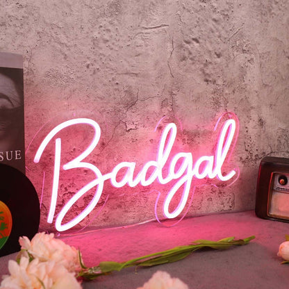 Badgal Red Led Neon Sign - Shineneon