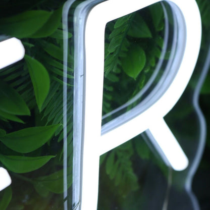 Badger Paperboard White Led Neon Sign - Shineneon