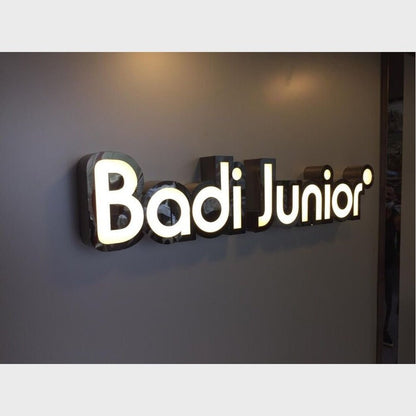 Badi Junior 3D Frontlit Channel Letters Led Light Sign - Shineneon
