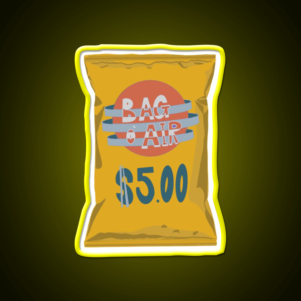 Bag Of Air Snack Food Led Neon Sign Rgb Color - Shineneon