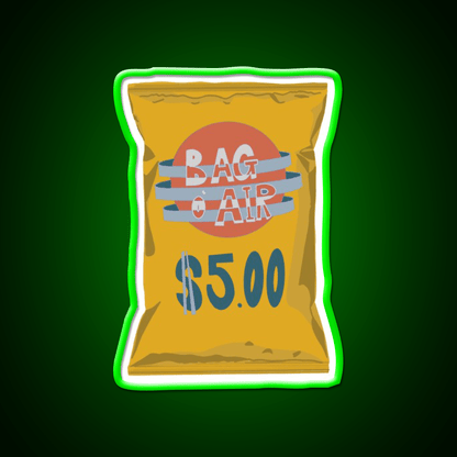 Bag Of Air Snack Food Led Neon Sign Rgb Color - Shineneon