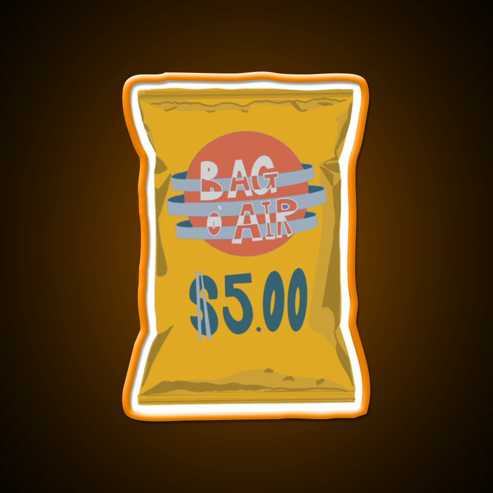 Bag Of Air Snack Food Led Neon Sign Rgb Color - Shineneon